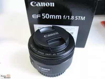 Canon EF 50mm F1.8 STM Lens Particularly Quiet STM Focusing  • £102.74