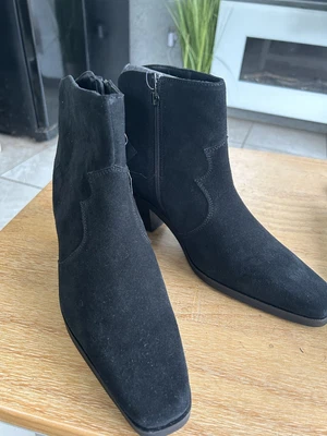 Simply Be Western Ankle Boots 7eee Leather • £50