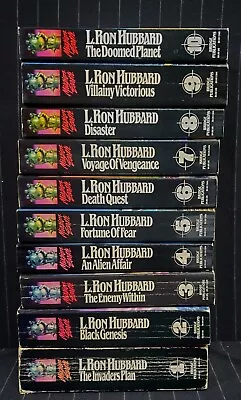 L. Ron Hubbard - The Mission Earth Complete 10 Volume Book Series Paperback~SCPL • $21.99