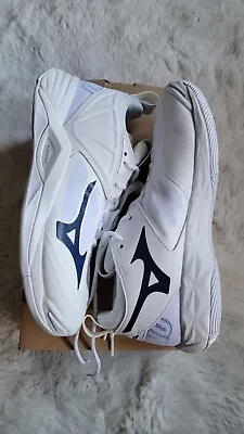 Mizuno Wave Momentum 2 Shoes Women's 9 White Athletic Volleyball Low Sneakers • $49.99