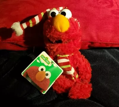 9  Small Elmo Christmas Plush Backpack Clip Sesame Street Holiday 2021 Dan Dee • $18.99