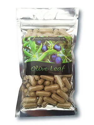 Olive Leaf Extract 400mg ( 40% Oleuropein ) Vegetarian Caps No Additives • £5.72