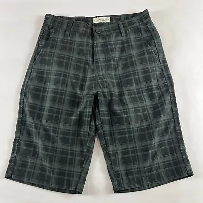 J Lindeberg Plaid Polyester Casual Chino Golf Shorts Men's W28  • $13.99