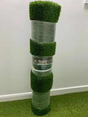 £29.99 • Buy Artificial Grass Roll Offcut Remnant PU Backed Pet Friendly 4mx1m FREE DELIVERY