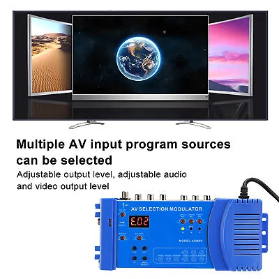 ASM90 Digital Domestic Modulator AV Optional Modulator VHF UHF PAL Standard AUS • £33.76
