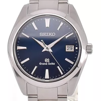 SEIKO Grand Seiko 9F82-0AF0 Date Blue Dial Quartz Men's Watch E#128309 • $1877.40