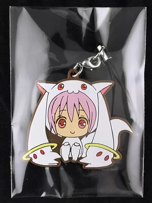 Puella Magi Madoka Magica Rubber Strap Key Chain Kyubey Costume Madoka Kaname • $5.63