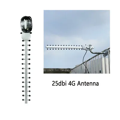 4G Antenna Yagi Exterior 25dbi Outdoor Directional Booster Modem Cable RG58 1.5M • $40.48