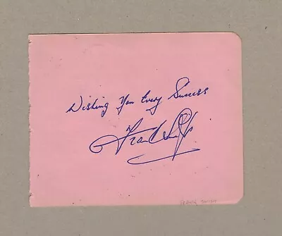 Frank Swift - Munich Air Disaster - Hand-signed Album Page & Swansea Town 1951 • £179.99