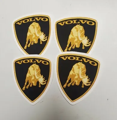 VOLVO MOOSE Stickers 4 Pack LOT Lamborghini Style Moose Logo Decals • $11.99