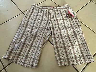 Supre Womens Shorts Hipster Surfer Bermuda Check  Size XS - New With Tags RRP$35 • $10.30