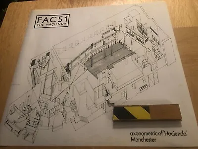 Fac 51 The Hacienda Axonometric Drawing & Piece Of Hacienda Original Dancefloor • £425