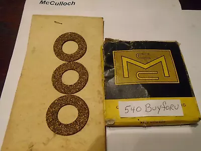 McCULLOCH  MAC 15 Gas Cap / Oil Cap CRAP Gasket • $650