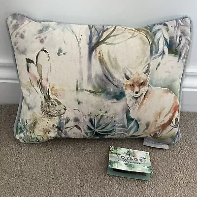 Voyage Maison Fox & Hare Feather Filled Cushion 25cm X 35cm • £19