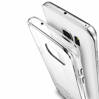 $5.90 • Buy Samsung Galaxy S6/S7/S8/S9/S10/S21/S20 FE/Note 20 10 9 Case Clear Soft TPU COVER