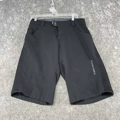 Raceface Shorts Men M Black Cargo 14 Inch Inseam Pockets Cycling Mountain Biking • $4.99