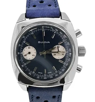 Vintage Bulova Chronograph 813-1 Cal.14EB/Valjoux 7733 • $1399