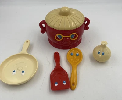$12.40 • Buy Meritus Industries Pots And Pans Cooking Playset 1989 Vintage