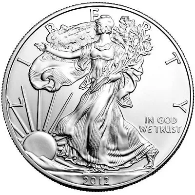 2012 1 Oz American Silver Eagle Coin • $37.64