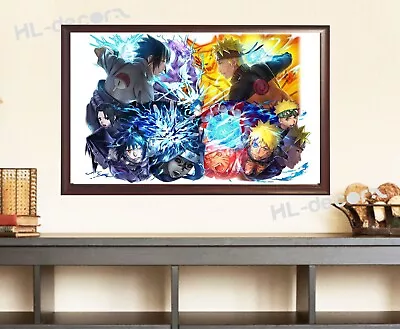 UNFRAMED Naruto Uzumaki Chidori Cartoon Canvas Prints Poster Wall Art Decor • $36.99