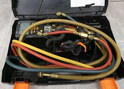 Testo 557 Refrigeration Digital Manifold Kit HVAC Gauge System W/ Clamps & Hoses • $399.95