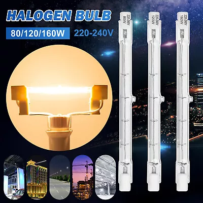 1-20pcs LED R7S J78 J  Bulb Glass Tube 80/120/160W  Replace Halogen Lamp Light • $15.99