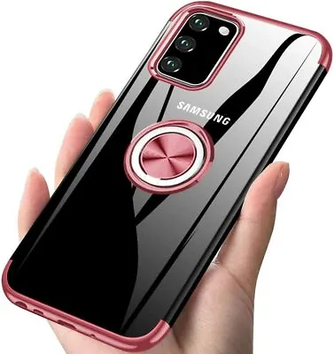 For Samsung Galaxy A13 4G S10 S20 Magnetic Shockproof Ring Holder Case Cover • £3.50