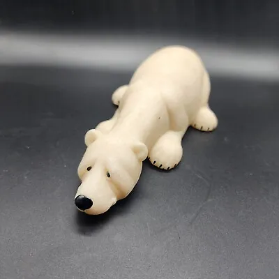 VTG Quarry Critters Papa Polar Bear Figure Statue Paper Weight 8-inch 2000 • $12.99