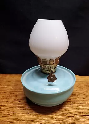 Vintage Kelly Pixie Oil Lamp Miniature Nursery Paraffin Light 3.25  Blue Font • $65