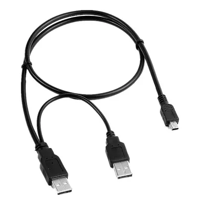USB Y Charger+Data Cable Cord Lead For Garmin GPS Nuvi 3597/LM/T 2577/LT 2577LMT • $4.34