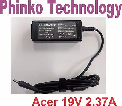 AC Adapter Charger ACER Aspire S5 S5-371T N16C4 S7 Ultrabook 3.0mmX1.1mm • $26.60