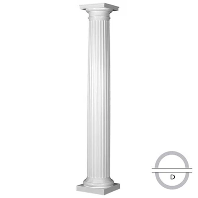 $600 • Buy Endura 10  X 10  X 12'  White Porch Posts Columns