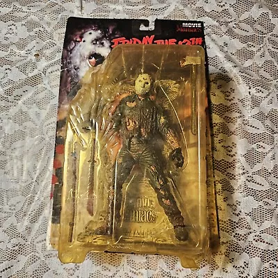 McFARLANE TOYS MOVIE MANIACS FRIDAY THE 13TH JASON VORHEES ACTION FIGURE 1998 • $80