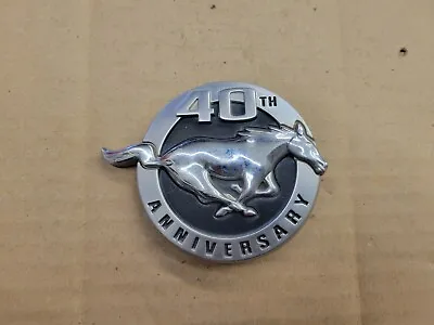 Ford OEM 2004 Mustang 40th Anniversary Right Fender Emblem Badge 4R3J-16C148-AB • $33.99