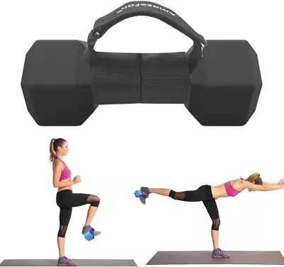 Tibialis Trainer 2Pcs Adjustable Weight Dumbbell Ankle Strap Tib Bar Foot Atta • $24.88