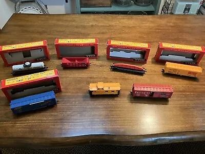 Lot Of 7 Vintage 1960s Tyco HO Train Set The General 1860s Series Untested As Is • $79.85