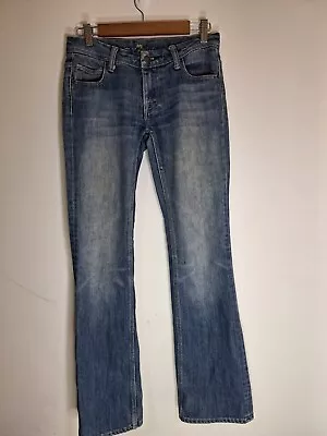 7 For All Mankind Denim Jean W/ Gem Detail~Size 26  X 30 ~Designed In USA • $25