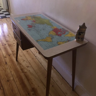 $50 • Buy Retro Map Of The World Table