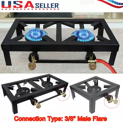 $19.99 • Buy Portable Camp Stove Cast Iron Burner Propane Gas LPG Outdoor BBQ Grill Cooker US