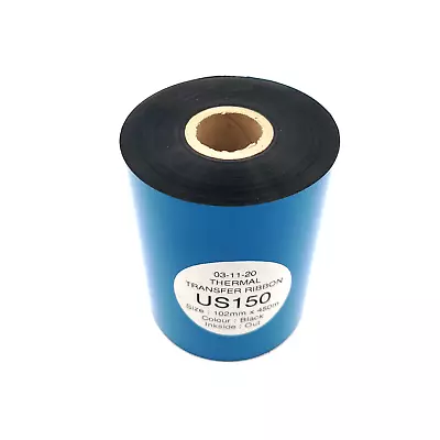 102mm X 450m E Label Printer Thermal Ribbon 03200BK10245 Zebra Compatible • £12.50