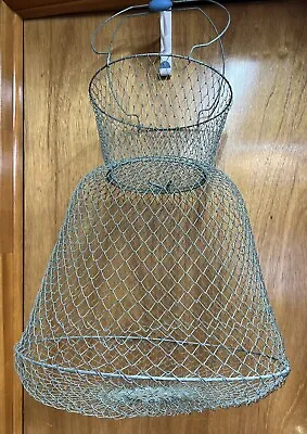 Maillinox Fishing Collapsible Mesh Wire Fish Basket Made France • $24.99