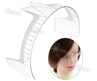 £6.16 • Buy Microblading Eyebrow Stencil Makeup Reusable Measuring Shaper Tattoo Ruler