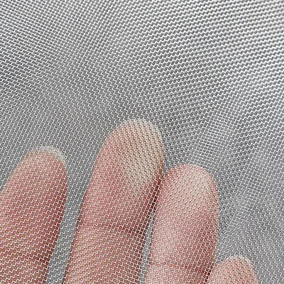 200Mesh 304 Stainless Steel Woven Wire Filtration Grill Sheet Fine Filter Silver • £5.03