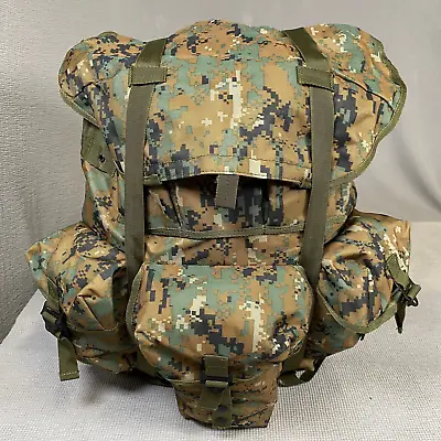 Complete ALICE Field Pack W/ Frame Straps Belt USMC MARPAT Rucksack Backpack • $179.99