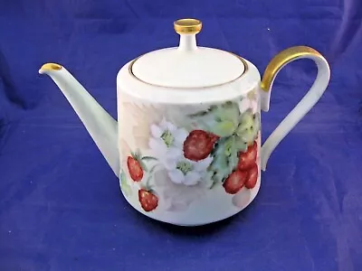 Vintage Tea Pot By H & C Sels Heimrich Bavaria Germany - Quite Unusual - Signed • $29