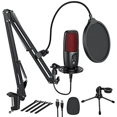  USB Microphone Condenser Microphone Kit For Computer Podcast Mic Set PC  • $67.53