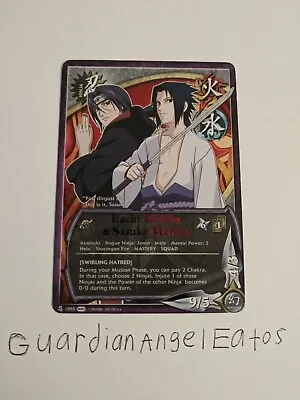 Naruto TCG CCG Itachi Uchiha & Sasuke Uchiha [Swirling Hatred] English Near Mint • $20