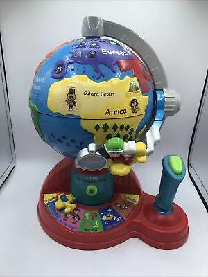 $19.99 • Buy Vtech Fly And Learn Globe Interactive Educational Talking Kids Atlas Geography 