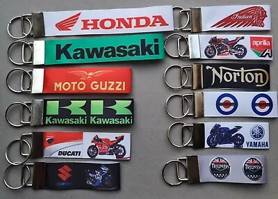 £3.49 • Buy Motorbike Motorcycle Guzzi Honda Aprilia Yamaha KTM Suzuki Style Keyring Key Fob