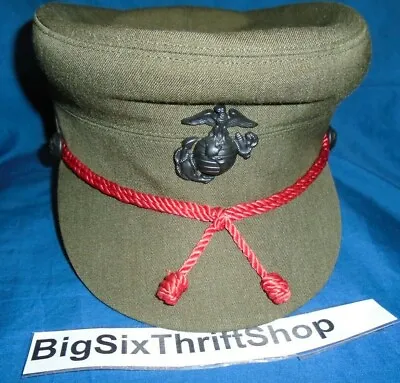 USMC US Marine Corps Enlisted Female Women Alpha Service Dress Hat Cap Cover 23 • $42
